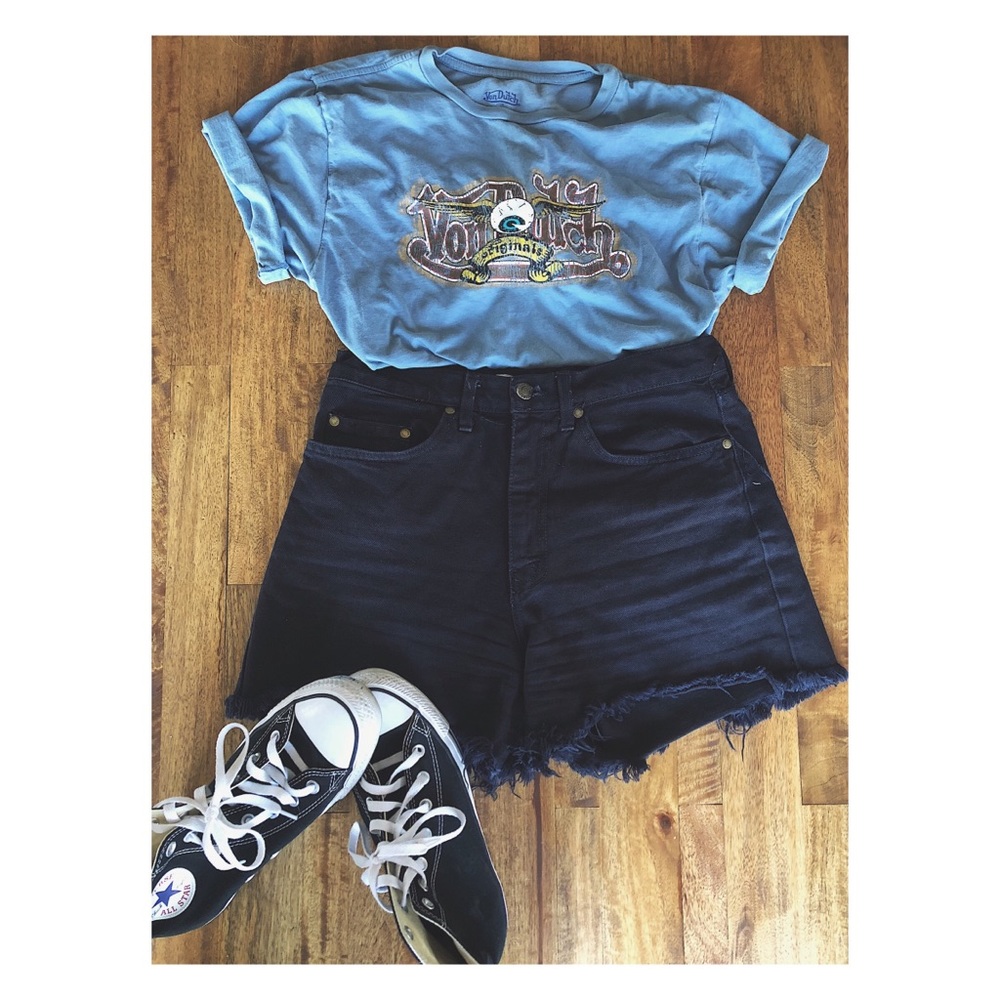Vintage American Eagle High-waisted Jean Shorts!